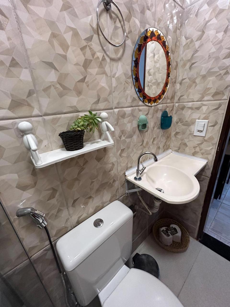 Quarto Triplo com Vista do Jardim